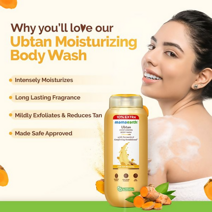Mamaearth Ubtan Moisturizing Body Wash - 250 ml