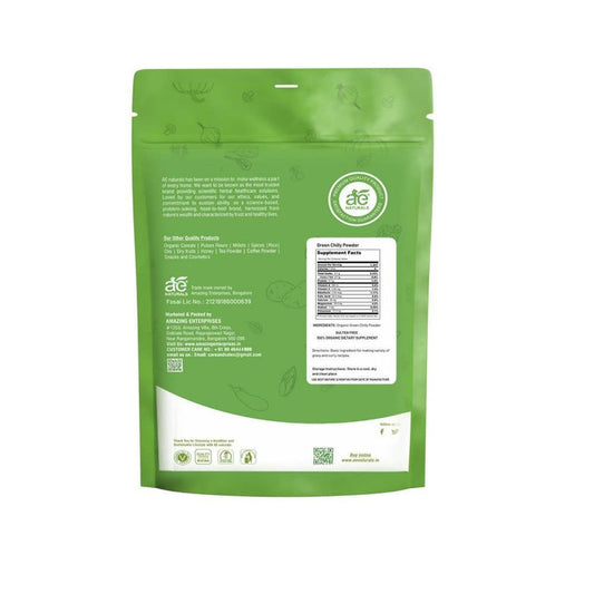 Ae Naturals Green Chilly Powder - 250 gm