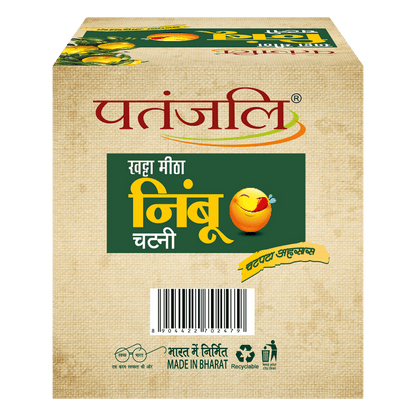Patanjali Khatta Mitha Nimboo Chutney - 250 gm