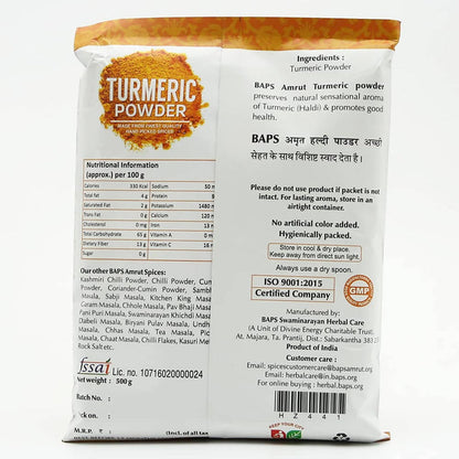 Baps Amrut Turmeric Powder - 500 gm
