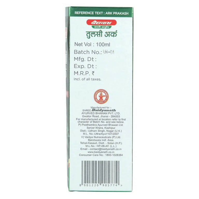 Baidyanath Jhansi Tulsi Ark - 100 ml