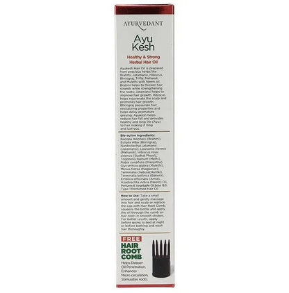 Baidyanath Jhansi Ayu Kesh Healthy And Strong Herbal Hair Oil - 100 ml