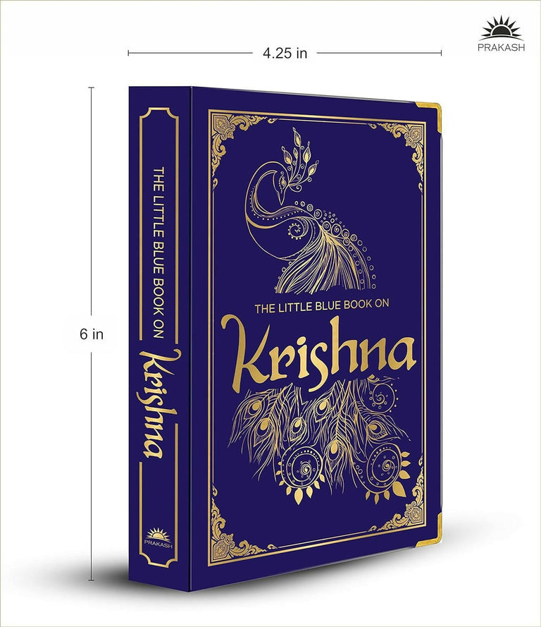 The Little Blue Book on Krishna by Shubha Vilas - Hardcover