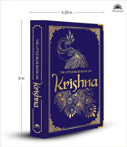 The Little Blue Book on Krishna by Shubha Vilas - Hardcover