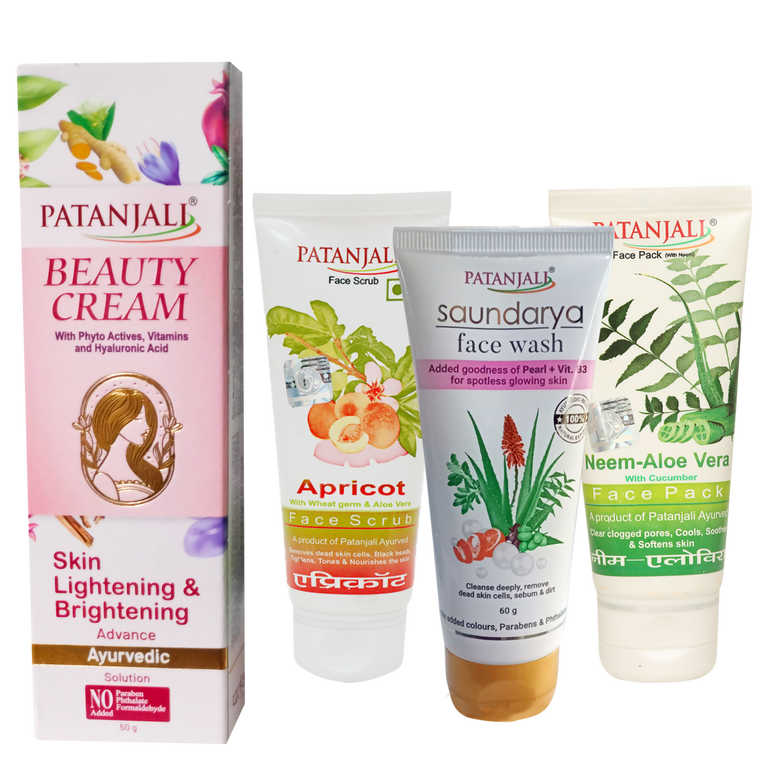 Patanjali Skincare Combo (4-in-1 Set) - combo