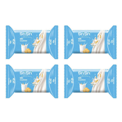 Sri Sri Tattva Milk Cookies - Pack of 4 - 60 gm