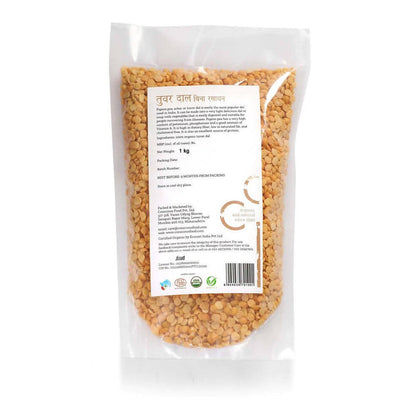 Conscious Food Organic Pigeon Pea (Tuvar Dal) - 500 gm