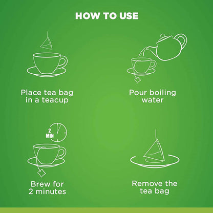 Dabur Vedic Suraksha Green Tea With Herbs Bags - 25 Bags