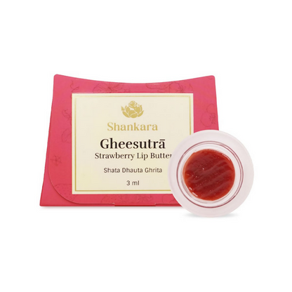 Shankara by Sri Sri Tattva Gheesutra Strawberry Lip Butter - 3 ml