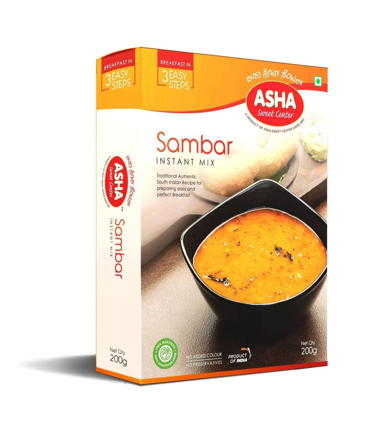 Asha Sweet Center Sambar Instant Mix - 200 gm