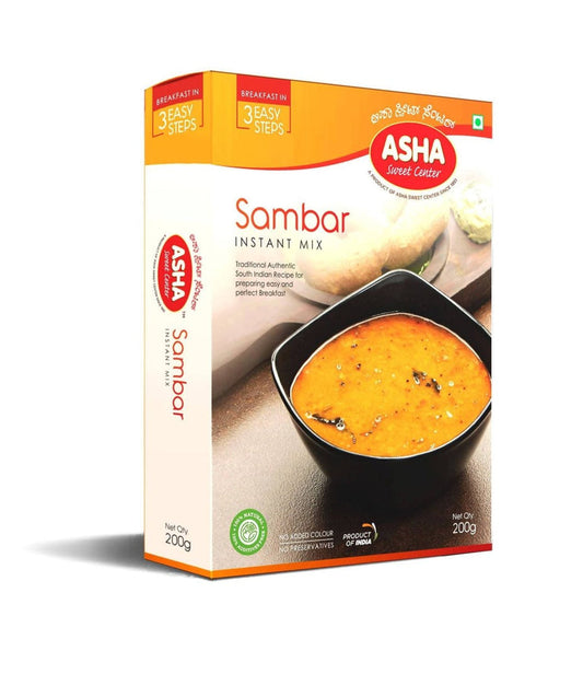 Asha Sweet Center Sambar Instant Mix - 200 gm