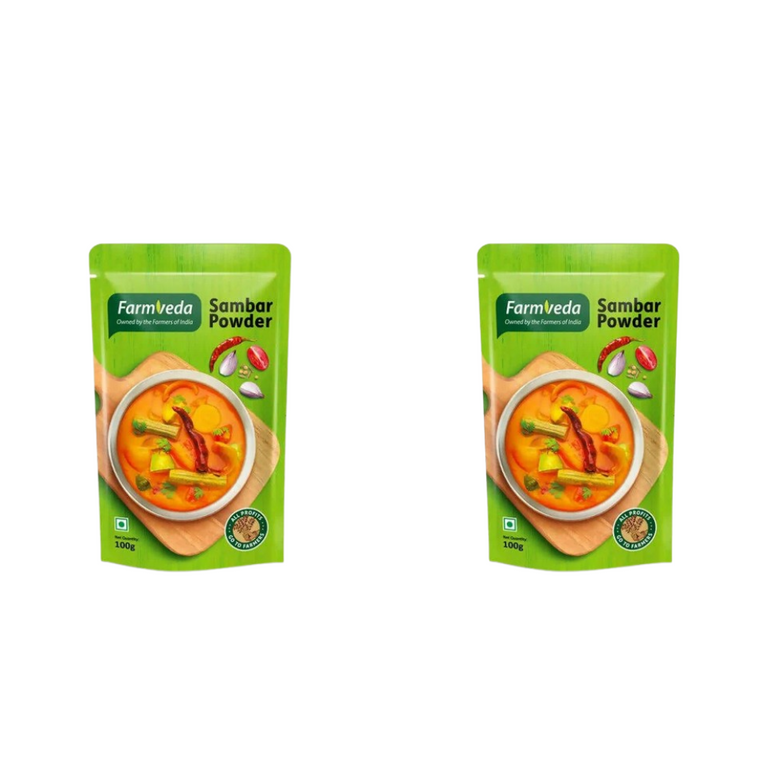 Farmveda Sambar powder - 100 gm - Pack of 2