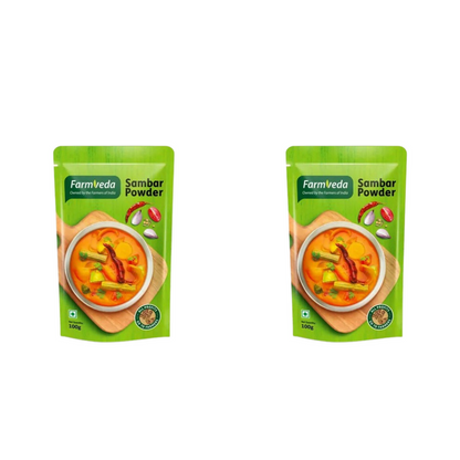 Farmveda Sambar powder - 100 gm - Pack of 2