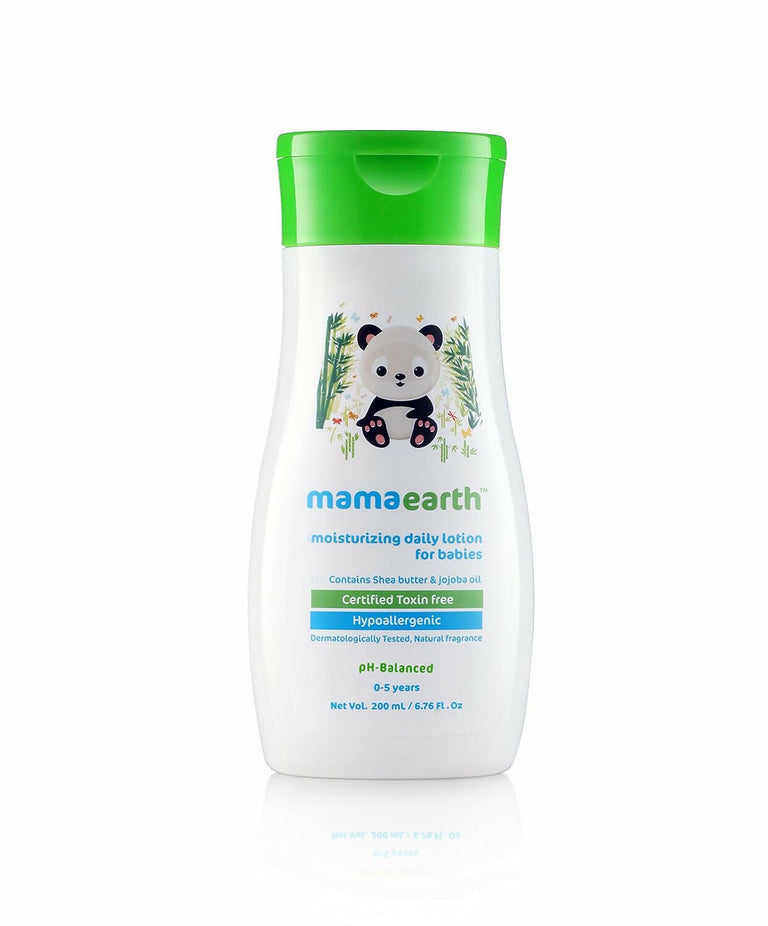 Mamaearth Daily Moisturizing Lotion & Milky Soft Natural Baby Face Cream for Babies - combo