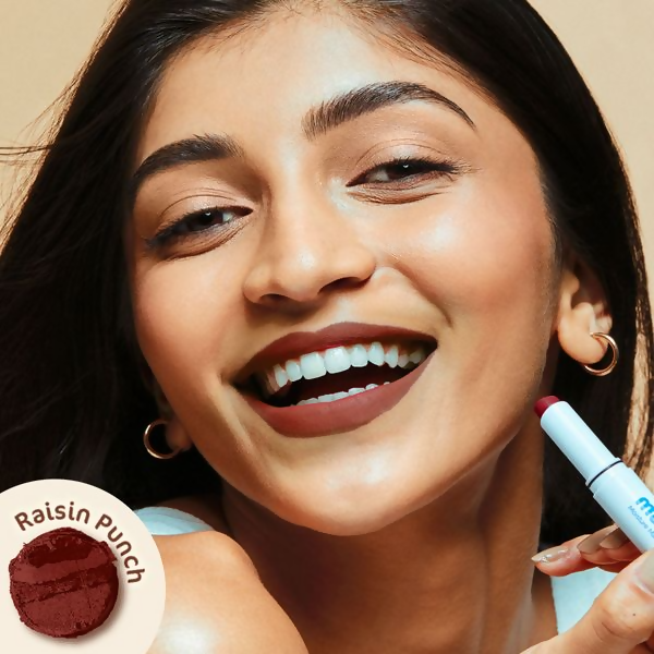Mamaearth Moisture Matte Longstay Lipstick - Raisin punch - 2 gm