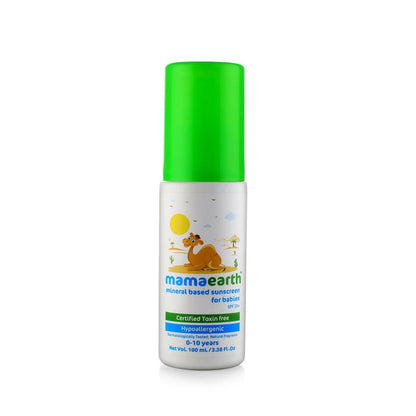 Mamaearth Nourishing Hair Oil & Mineral Based Sunscreen - combo