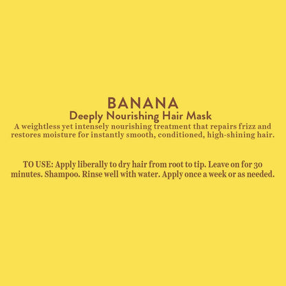 Biotique Advanced Organics Banana Deeply Nourishing Hair Mask - 175 gm