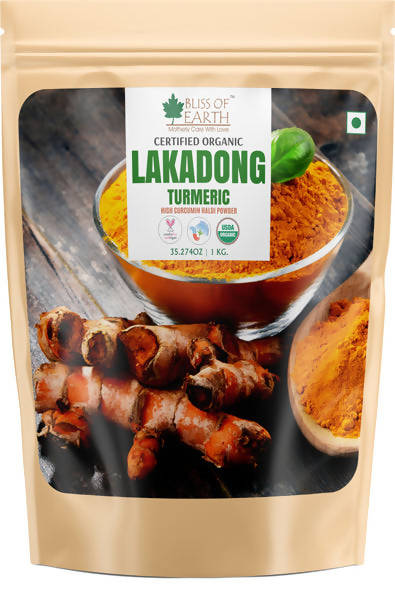 Bliss of Earth Lakadong Turmeric Powder - 500 gm
