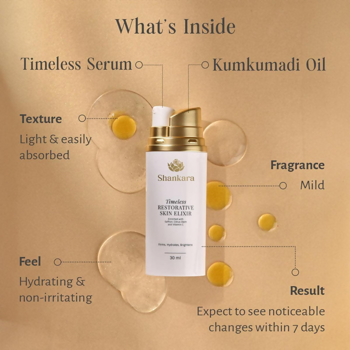 Shankara by Sri Sri Tattva Timeless Restorative Skin Elixir - 30 ml