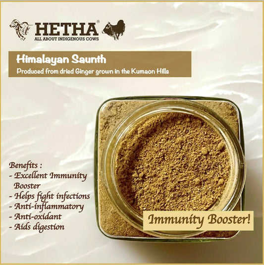 Hetha Himalayan Sundried Saunth - Ginger Powder - 90 gm
