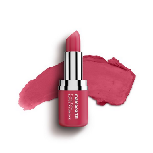 Mamaearth Creamy Matte Long Stay Lipstick - Rosewood Pink - 4.2 gm