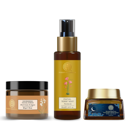 Forest Essentials Night-time CTM Ritual For Anti-ageing - combo