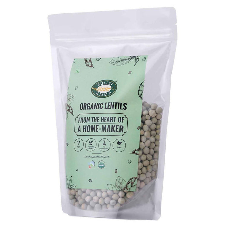 Millet Amma Organic Green Peas - 500 gm