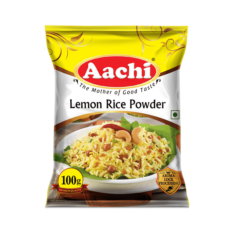 Aachi Lemon Rice Powder - 100 gm - Pack of 2