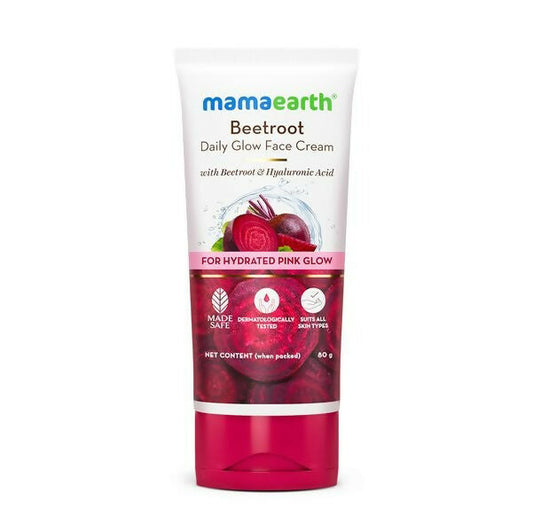 Mamaearth Beetroot Daily Glow Face Cream With Beetroot & Hyaluronic Acid - 80 gm