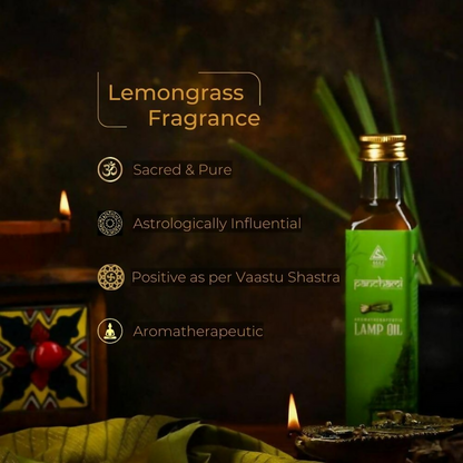 Panchami Sacred Fragrances - Lemongrass Lamp Oil - 1000 ml