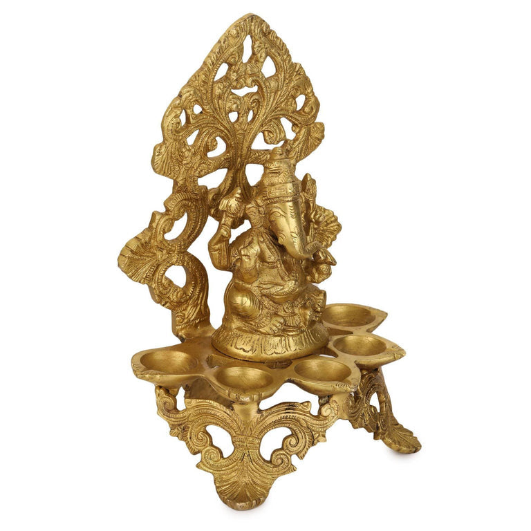 Devlok Panchdeep Ganpati Idol