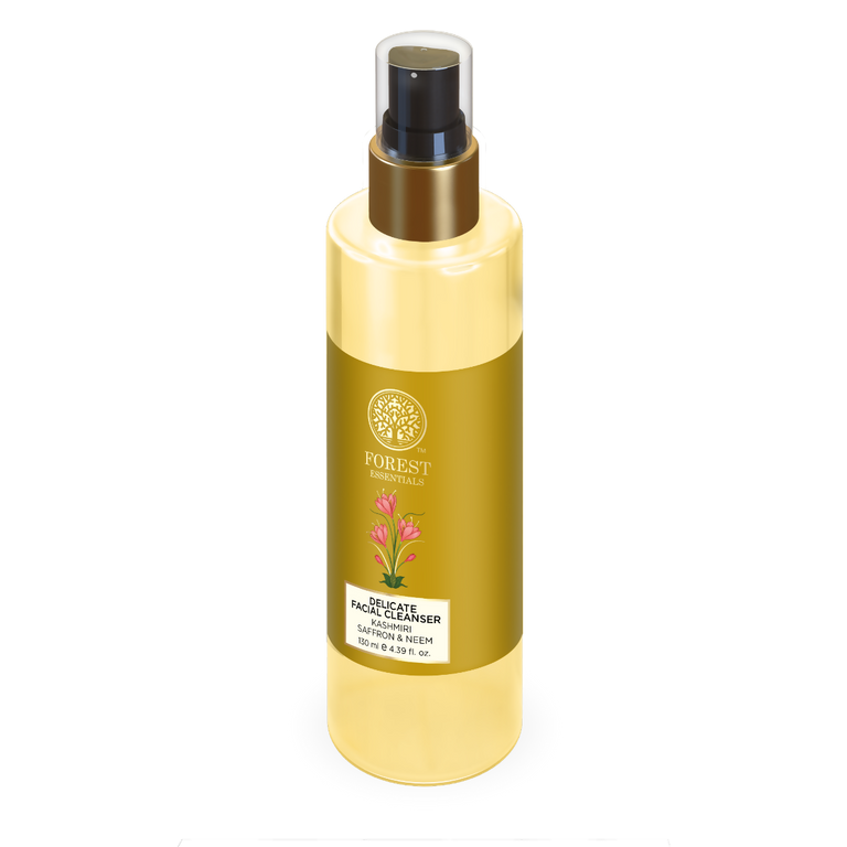 Forest Essentials Delicate Facial Cleanser Kashmiri Saffron & Neem - 50 ml