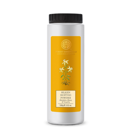 Forest Essentials Silken Dusting Powder Mashobra Honey & Vanilla - 90 gm