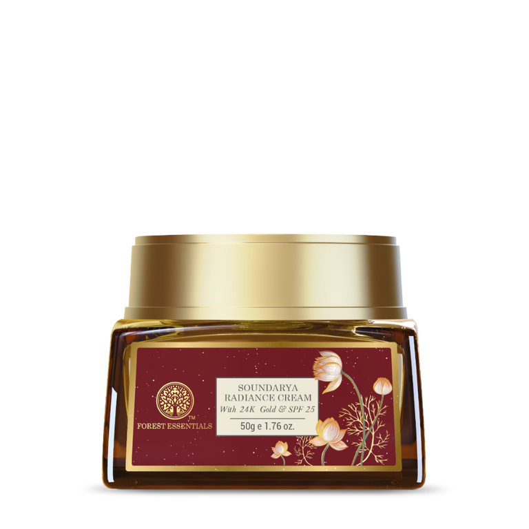 Forest Essentials Soundarya Radiance Cream With 24K Gold & SPF30 - 15 gm