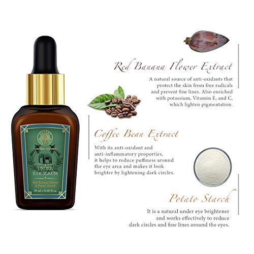 Forest Essentials Under Eye Serum Red Banana Flower & Potato Starch - 20 ml