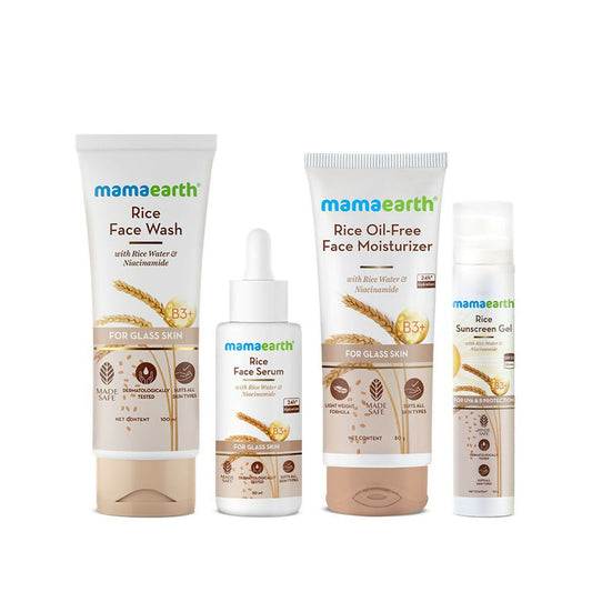 Mamaearth CSMS Rice Glass Skin Regimen - combo
