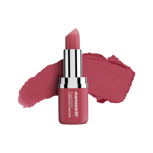 Mamaearth Creamy Matte Long Stay Lipstick - Pink Rose - 4.2 gm