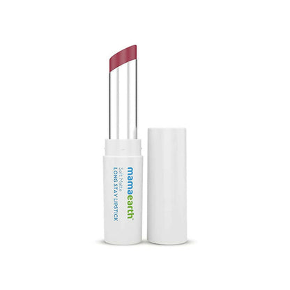 Mamaearth Soft Matte Long Stay Lipstick - Grape Wine - 3.5 gm