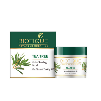 Biotique Advanced Organics Tea Tree Skin Clearing Scrub - 50 gm