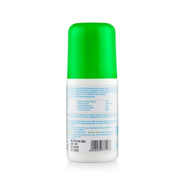 Mamaearth Baby Breathe Easy Vapour Roll-On For Relieves Congestion & Promotes Easy Breathing - 40 ml