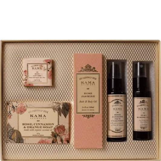 Kama Ayurveda Rose Essential Gift Box - 620 g
