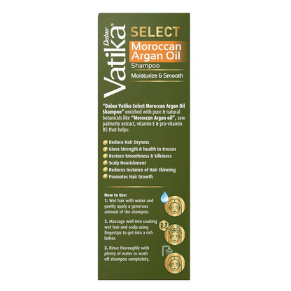 Dabur Vatika Select Moroccan Argan Oil Shampoo - 300 ml