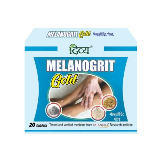 Patanjali Divya Melanogrit Gold Tablets - 20 tabs
