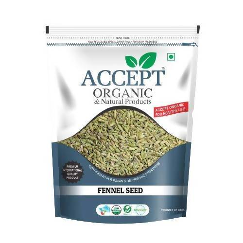 Accept Organic Fennel Seeds - 150 gm