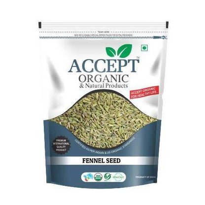 Accept Organic Fennel Seeds - 150 gm