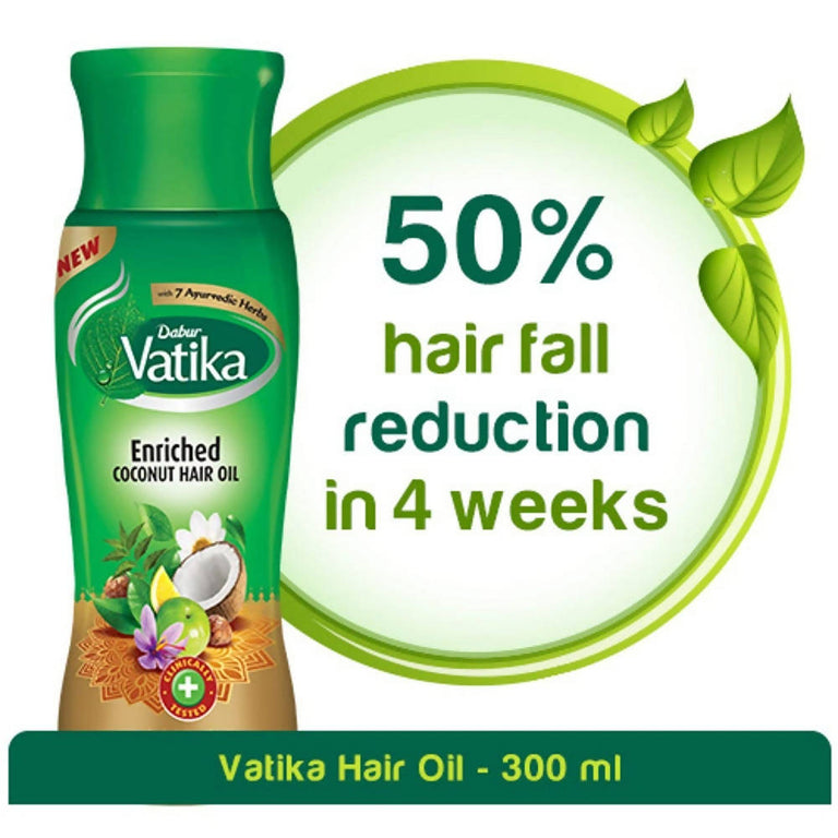 Dabur Vatika Enriched Coconut Hair Oil - 300 ml