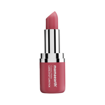 Mamaearth Creamy Matte Long Stay Lipstick - Pink Rose - 4.2 gm