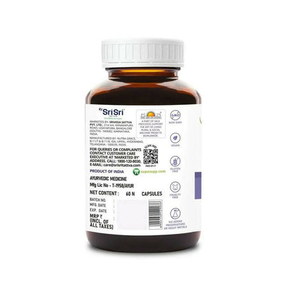 Sri Sri Tattva Supasupp Flaxseed Oil Capsules - 60 caps