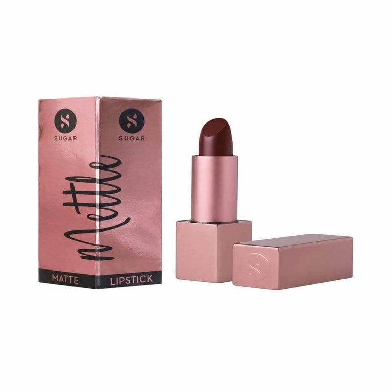 Sugar Mettle Matte Lipstick - Lyssa (Deep Burgundy Red)