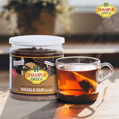 Dhampur Green Masala Gur for Milk & Tea - 250 gm